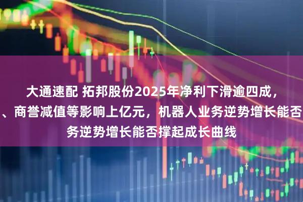大通速配 拓邦股份2025年净利下滑逾四成，资产处置损失、商誉减值等影响上亿元，机器人业务逆势增长能否撑起成长曲线